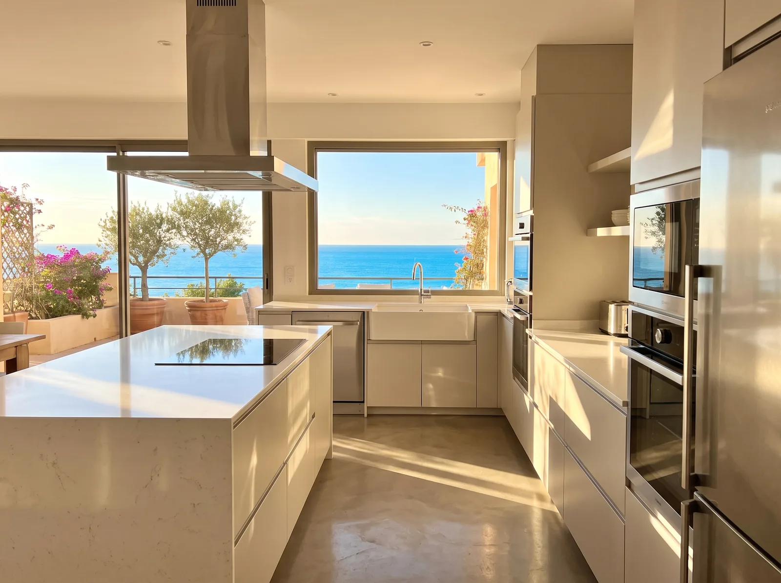 Cuisine impeccable entretenue par un ménage régulier à domicile